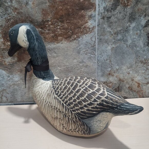 Vintage Canada Goose Plush Decorative Soft Sculpture - Picture 7 of 12